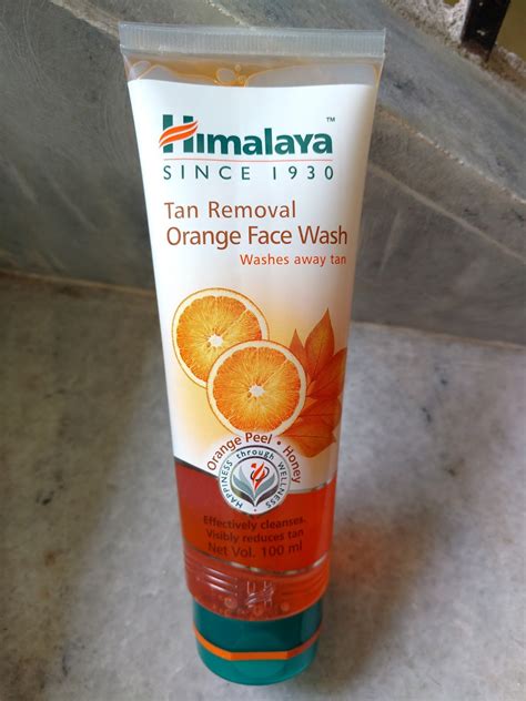 himalayas orange face wash review.